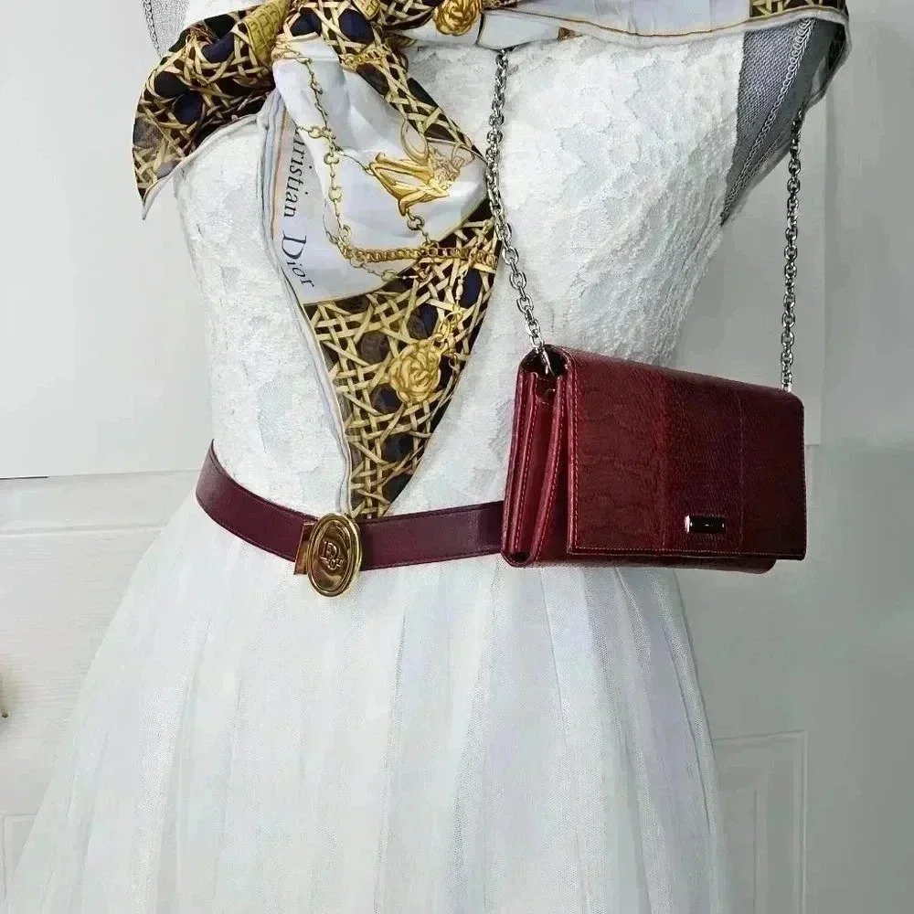 Gucci Python Leather Wallet  On Chain - Picture 15 of 16